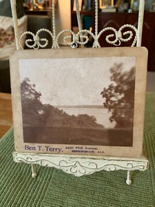 1897 ANTIQUE SEPIA PHOTO THE POTOMAC from WASHINGTON'S HOME MT VERNON NY 5x4 - Picture 1 of 4
