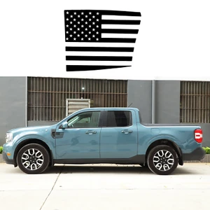 US Flag Style Side Door Fender Vinyl Decorate Sticker For Ford Maverick 2022-24 - Picture 1 of 20