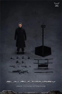 Figura de acción traje negro BROTOYS 1/12 LR002A Misionero Christian Bale - Imagen 1 de 7