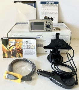 Garmin Quest 2 GPS Auto Motorcycle Handheld Camping Fishing Maps CD Mount Bundle - Picture 1 of 10