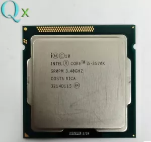 3rd Gen Intel Core i5-3570K LGA1155 CPU Processor 3.4GHz SR0PM 6MB Quad Core 77W - Picture 1 of 1