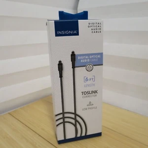 Insignia NS-HZ514 6 Foot Toslink Optical Audio Cable - Picture 1 of 8