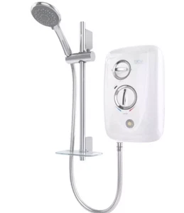 Triton T80 Easi-Fit+ White / Chrome 8.5kW Thermostatic Electric Shower (8178V) - Picture 1 of 2