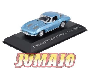 AC402 Voiture 1/43 altaya Voitures américaines CHEVROLET Corvette Stingray 1963 - Foto 1 di 9
