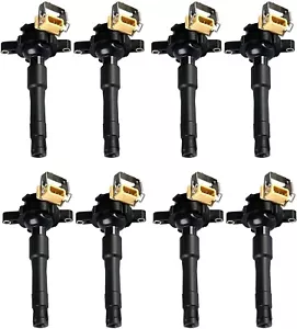 (8) Ignition Coils Set UF354 For BMW E46 E39 X5 Z8 E36 325 330 328 525i 540i M3 - Picture 1 of 7