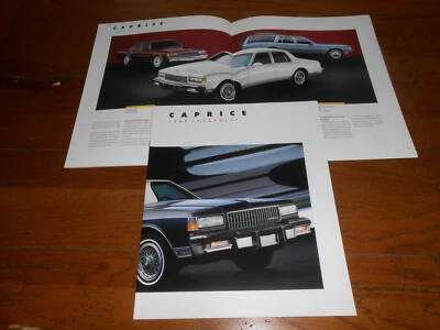 Chevrolet Caprice 1988 folleto/gran catálogo de vagones sedán cupé 20 p. '88 Foto 1 de 4