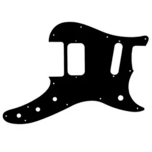 PICKGUARD PERSONALIZADO EE. UU. para FENDER® DUOSONIC DUO-SONIC® OFFSET HS 3Ply PG NEGRO BWB - Imagen 1 de 1