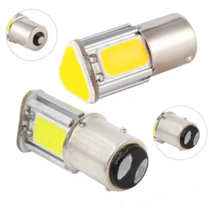 P21w Ba15s Bay15D Led Cob 12v Brake Light White/Yellow 1156 1157 Car LED Bulbs - Picture 1 of 13