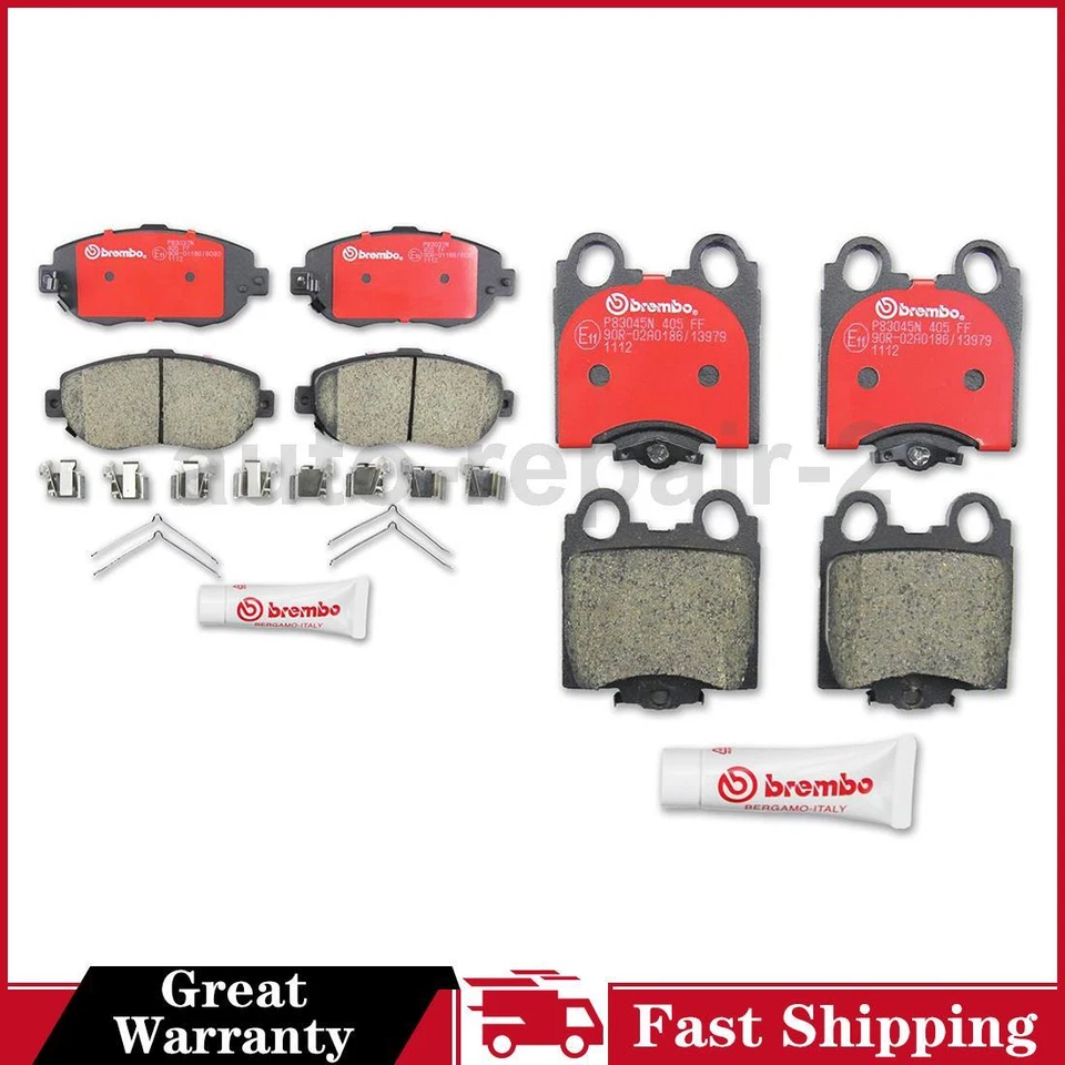 Conjunto de pastilhas de freio a disco dianteiro traseiro Lexus GS300 Brembo 1998~2003 - Imagem 1 de 3