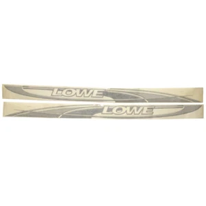 Lowe Boat Main Decal Set 1974033 | 106 x 7 Inch Blue Black White 2PC - Picture 1 of 2