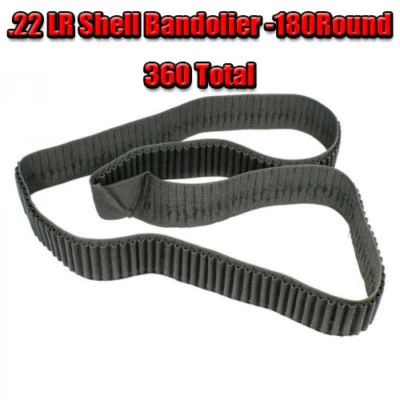 BANDOLERA 22LR 22 MAGNUM SHELL SE ADAPTA A 180 RONDAS Soporte 10/22 Foto 1 de 4