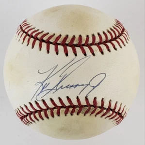 Ken Griffey Jr. Signed OAL Gene Budig Baseball (JSA COA) - Picture 1 of 7
