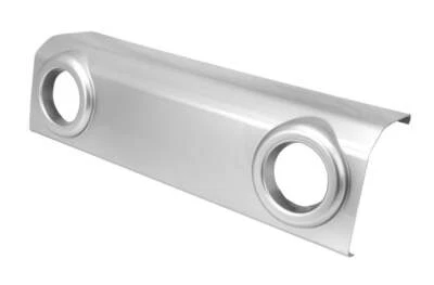 Omix Front Bumper Applique Silver Fits 07-18 Jeep Wrangler - Image 1 of 2