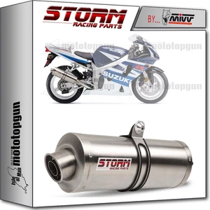 AUSPUFF STORM OVAL by MIVV EDELSTAHL 74S006LX2 SUZUKI GSXR 600 2001 01 2002 02 - Bild 1 von 1