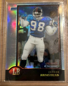 1998 Bowman Chrome Refractor Jessie Armstead Karte #161 NY Giants - Bild 1 von 2