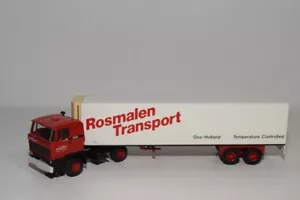 Camión A88 1:50 LION CAR DAF 3300 con remolque Rosmalen Transport Exc. COND - Imagen 1 de 12