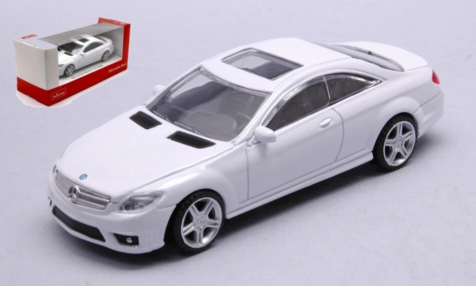 Modellino auto scala 1:43 MERCEDES CL63 AMG WHITE diecast modellismo statico - Immagine 1 di 1