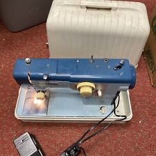 New Home Sewing Machine With Foot Pedal And Carrying Case Parts Or Repair Read