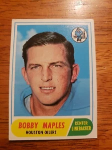 1968 Topps Partial Set Break #16 Bobby Maples Oilers EX - Picture 1 of 2