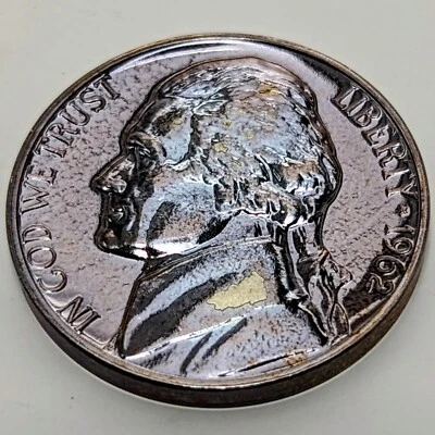 1962 5c Jefferson Nickel Proof Beautiful - Image 1 of 2