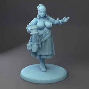 Josephine The Barkeep | Juegos de rol de mesa DnD miniatura fantasía diosa gemela - Imagen 1 de 2