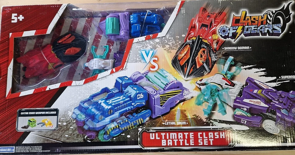 ALPHA GROUP Ultimate Clash Battle Set, 3 Fahrzeuge + Arena, NEU/OVP