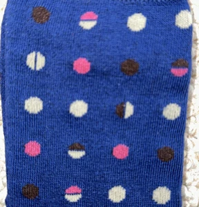 Men's Fashion Novelty Casual Dress Multicolor Small Polka dots socks Size 6-12 - Picture 1 of 2