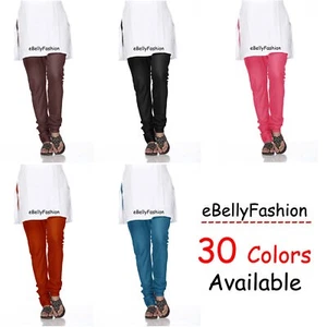 Plain Colors Indian Churidar Pants 100% Cotton-Tights Kurti Salwar Kameez - Picture 1 of 70