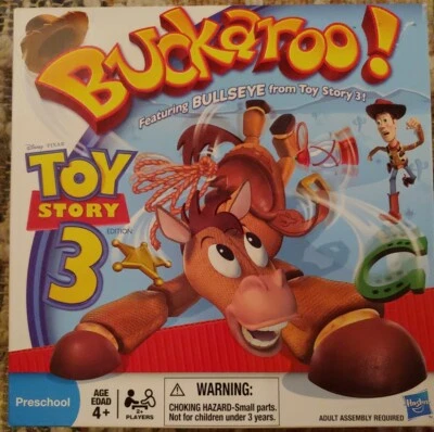 Buckaroo Toy Story 3 Juego Preescolar Edades 4+ Bullseye Caballo Bucking  Foto 1 de 3