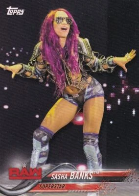 2018 Topps WWE Then Now Forever #171 Sasha Banks  - Image 1 of 2