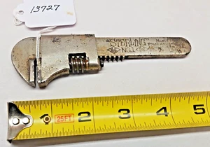 Sterling 5" Long No. 1 Adjustable Antique Bicycle Wrench, Pat'nd 11/1900, USA - Picture 1 of 5