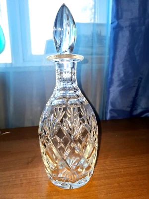 Webb Corbett/Royal Doulton Wline Decanter. Crown Mark On The Base. 30cm. - Image 1 of 4