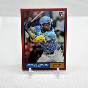 Lámina roja Topps Archives Jackson Chourio RC 2024/50 - Cerveceros - Imagen 1 de 2