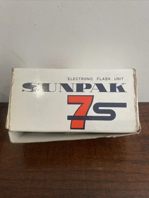 Vintage Sunpak Auto Camera Flash with Original Box With Instructions - Image 1 of 4