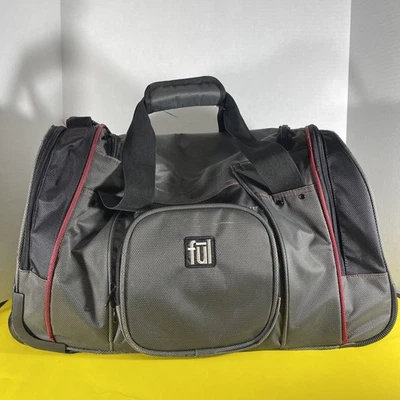 Bolsa de Gimnasio COMPLETA con Mango de Telescopio Rodante de 2 Ruedas 22”x12”x12” Foto 1 de 4