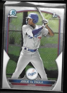 Jose De Paula 2023 1° Bowman Chrome BCP-111 Prospect RC Los Angeles Dodgers - Foto 1 di 2