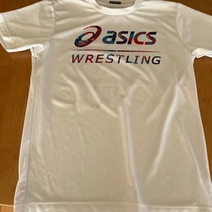 ASICS Wrestling World Championships 2017 Paris T-Shirt White Japan Rare - Picture 1 of 2