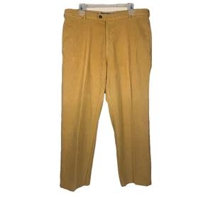 Pantalones Peter Millar Para Hombre 36x27 Caqui/Dorado Superior Suave Pana 5 Bolsillos Elastizados - Imagen 1 de 9
