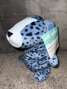 NWT Pillowfort Weighted Plush Blue Cheetah Leopard Throw Pillow Sensory 3lbs NEW - Picture 1 of 5