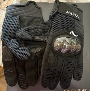 ARCFOX Motorrad Handschuhe mit Knöchelprotektor Herren Handschuhe Touchscreen - Bild 1 von 3