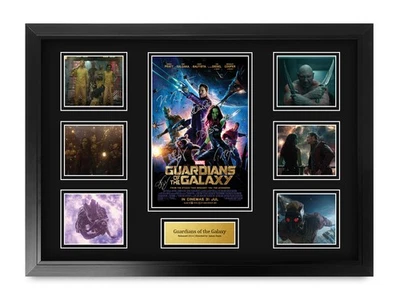 Guardians of the Galaxy 1 A2 Framed Movie Poster Wall Art Autographed Print - Image 1 of 4