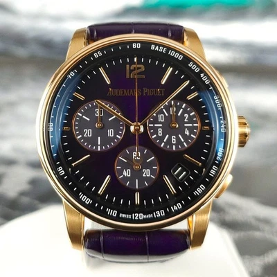 Audemars Piguet Code 11.59 Chrono Smoked Purple 26393OR.OO.A002KB.02 Full Set - Image 1 of 4