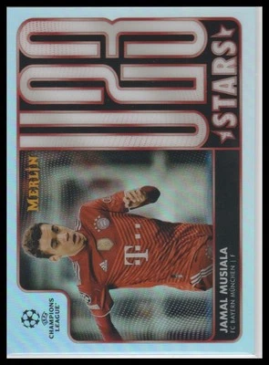 2021-22 Merlin Chrome UEFA Champions League #U23-12 Jamal Musiala U23 Stars - Image 1 of 2