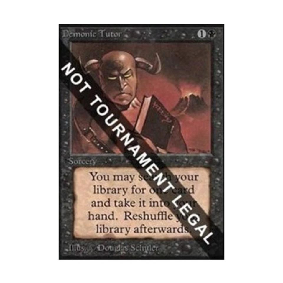 WOTC MtG Collector's Ed Demonic Tutor (CE) (U) NM - Image 1 of 1