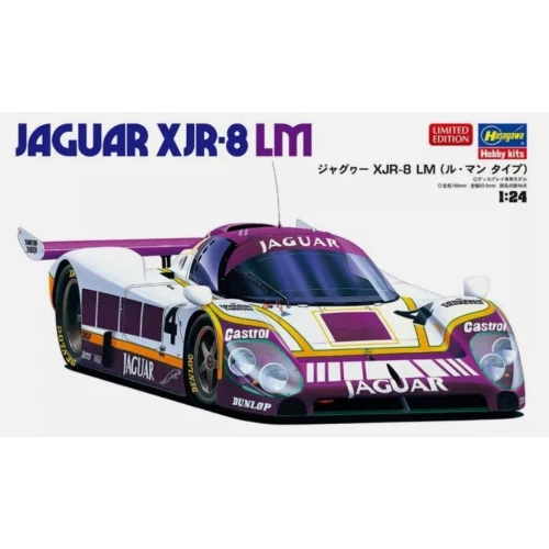 JAGUAR XJR-8 24H LE MANS 1987 KIT 1:24 Hasegawa Kit Auto Modellino Nuovo - Immagine 1 di 1