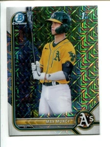 2022 Bowman - Chrome Prospects Mega Box Mojo Refractor #BCP-89  Max Muncy ⚾ 1st - Picture 1 of 3