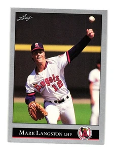 1992 Leaf #229 Mark Langston California Angels - Picture 1 of 2