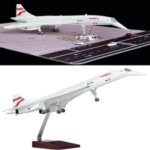 Concorde Supersonic Transport SST Model 1:125 Scale 19.7 Inches Diecast Aircraft - Picture 1 of 4