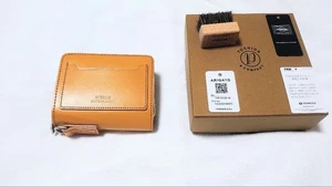 Porter Duke Bifold Wallet Camel Leather Card Slots Coin Pocket New - Picture 1 of 11