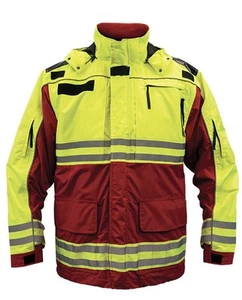 5.11 Tac Dry HI-VIS Parka NEW Jacket *Range Red* Reflective Unisex Medium NWT - Picture 1 of 3